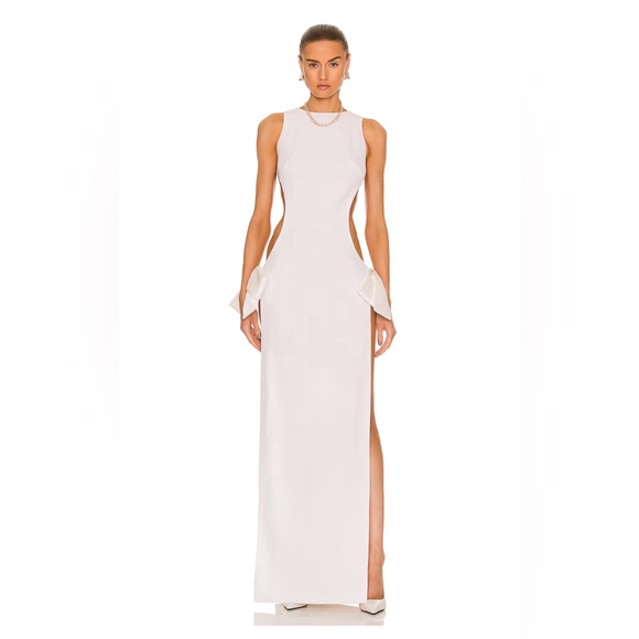 Monot cut out gown with bow - Picture 3 of 12